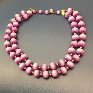 NWOT Beautiful Purple Bead Necklace